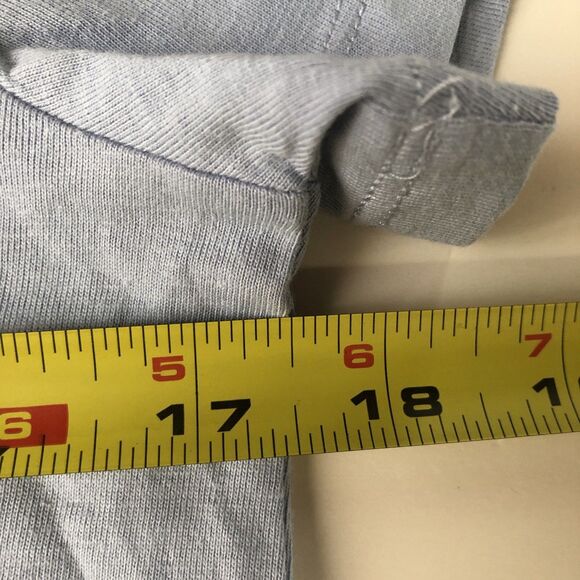 Levi's Women’s Perfect Tee Standard Fit Floral Spell Out Light Blue Small NWT - Picture 6 of 16